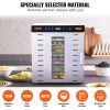 VEVOR Food Dehydrator Machine, 10 Stainless Steel Trays, 1000W Electric Food Dryer with Digital Adjustable Timer & Temperature
