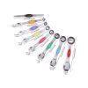 Set Of 8; Magnetic Measuring Spoon Set; Fits In Spice Jars; Stackable