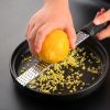 1pc Stainless Steel Lemon Zester & Cheese Grater; Kitchen Gadget