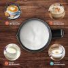 4 in-1 Milk Frother, Electric Milk Steamer 240ml/8.12oz Automatic Hot and Cold Milk Foam Maker and Milk Warmer