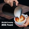 4 in-1 Milk Frother, Electric Milk Steamer 240ml/8.12oz Automatic Hot and Cold Milk Foam Maker and Milk Warmer