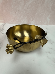 Serving Bowls (Color: Gold, Size: large)