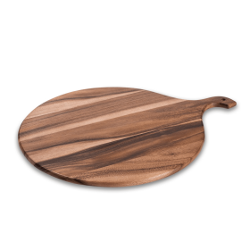 Acacia Wood Cutting Charcuterie Board (Size: Large Round)