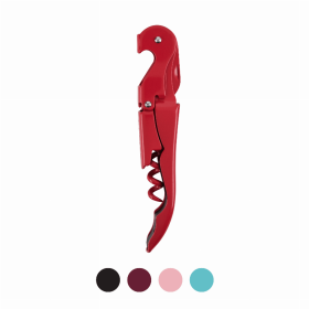 Truetap: Double-Hinged Corkscrew (Color: Full Red)