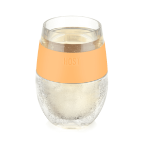 Wine Freeze Cooling Cup By Host (Color: Tangerine)