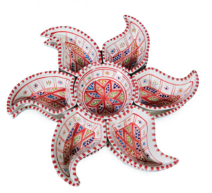 Star Dipping and Serving Set (Color: Red, Size: large)