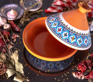 Classic Tagine (Color: Turquoise, Size: medium)
