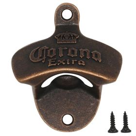 Zinc Alloy Bottle Opener Wall Mounted (Color: B, Ships From: China)