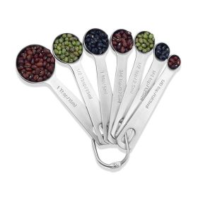 Measuring Spoons: U-Taste 18/8 Stainless Steel Measuring Spoons Set of 9 Pieces (Type: 7 pieces)
