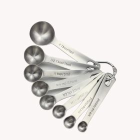 Measuring Spoons: U-Taste 18/8 Stainless Steel Measuring Spoons Set of 9 Pieces (Type: 8 pieces)