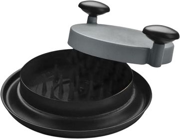 Chicken Shredder Meat Shredder Tool With Handles And Non-Skid Base Safer Than Bear Claws (Color: Black)