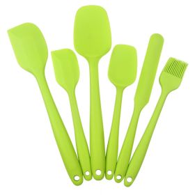 6pcs Silicone Kitchenware Set; Kitchen Supplies; Baking Tools (Color: 6PCS Green)