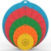 5pcs Silicone Fresh-keeping Cover; Microwave Oven Heating Food Bow or Skillet Lid Set; Kitchen Supplies