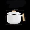 304 Stainless Steel Instant Noodle Cooking Bowl; Large Capacity for Instant Noodles With Lid; Dual-purpose Portable Tableware;