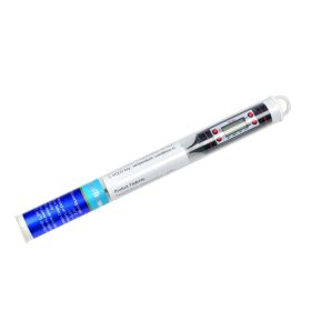 Kitchen Meat Thermometer With Probe, Digital LCD Display For Food And Liquids - Multi-functional Thermometer High Accuracy Pen (Color: Black)