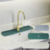 1pc Silicone Sink Faucet Mat Splash Guard