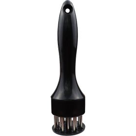1pc 304 Stainless Steel Meat Tenderizer; 24 Steel Needles To Loosen Meat Tissue; Tenderize Meat (Color: Black)