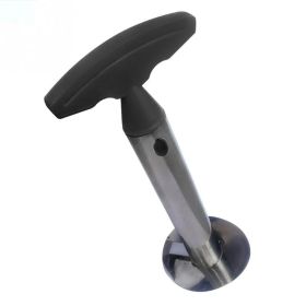 Pineapple Slicer Peeler Cutter Stainless Steel Kitchen Fruit Tool Kitchen gadgets (Color: Black)