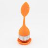 Silicone Handle 7pcs Tea Infuser Stainless Steel Strainer Drip Tray Included - Loose Tea Steeper - Best Tea Infuser For Loose Leaf Or Herbal Tea