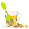 Silicone Handle 7pcs Tea Infuser Stainless Steel Strainer Drip Tray Included - Loose Tea Steeper - Best Tea Infuser For Loose Leaf Or Herbal Tea