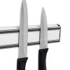 1pc Magnetic Knife Holder Strips; Stainless Steel Wall Mount Rack; Kitchen Utensil Tool Holder