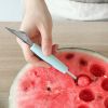 Steel Fruit Ball Scoop on one End, Cutting Tool on Other End