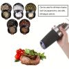 1pc/2pcs Electric Salt or Pepper Mill Herb or Spice Grinder Automatic Gravity Induction Mill Kitchen Tools