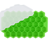 Ice Tray Mold Honeycomb Silicone Hexagonal 37