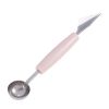 Steel Fruit Ball Scoop on one End, Cutting Tool on Other End