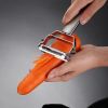 Kitchen Peeler Stainless Steel Double-Head Household Multiple-Function