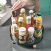 Kitchen Rotating Spice or Condiment Rack Household Multi-functional Storage Turntable