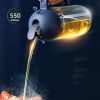 1pc 2-in-1 Oil Spray Bottle Auto Open Pour Olive Oil Grill Sprayer Leak-proof Nozzle BBQ Kitchen Accessories