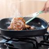 Nonstick Coated Stainless Steel Spatula, Thin Slotted Turner Nonstick Cookware, High Heat Resistant BPA Free Cooking Utensil