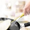 Nonstick Coated Stainless Steel Spatula, Thin Slotted Turner Nonstick Cookware, High Heat Resistant BPA Free Cooking Utensil