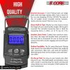 5 Core Fish Scale 110 LBS 50 KG, Handheld Portable Electronic Digital Hanging Hook Scale with 2 AAA Batteries