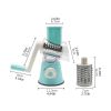 Multifunctional Rotating Vegetable Cutter Hand Crank Home Kitchen Shredder Grater