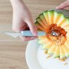 Steel Fruit Ball Scoop on one End, Cutting Tool on Other End