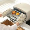 Anti-Scalding Microwave Cotton Non-Slip Insulation Gloves, Oven Mitts Kitchen Heat Resistant Insulationed