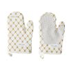 Anti-Scalding Microwave Cotton Non-Slip Insulation Gloves, Oven Mitts Kitchen Heat Resistant Insulationed