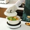 Anti-Scalding Microwave Cotton Non-Slip Insulation Gloves, Oven Mitts Kitchen Heat Resistant Insulationed