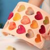 1pc High Quality Silicone 21 Heart Shaped Ice Cube Tray Mold