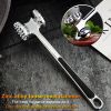 Multifunction Meat Hammer Tenderizer Two Sides Stainless Steel Kitchen Cooking Tools