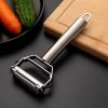 Kitchen Peeler Stainless Steel Double-Head Household Multiple-Function