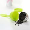 Silicone Handle 7pcs Tea Infuser Stainless Steel Strainer Drip Tray Included - Loose Tea Steeper - Best Tea Infuser For Loose Leaf Or Herbal Tea