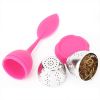 Silicone Handle 7pcs Tea Infuser Stainless Steel Strainer Drip Tray Included - Loose Tea Steeper - Best Tea Infuser For Loose Leaf Or Herbal Tea