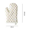 Anti-Scalding Microwave Cotton Non-Slip Insulation Gloves, Oven Mitts Kitchen Heat Resistant Insulationed