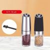 1pc/2pcs Electric Salt or Pepper Mill Herb or Spice Grinder Automatic Gravity Induction Mill Kitchen Tools