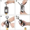 1pc Wing Corkscrew; ; Multifunctional Cork Remover
