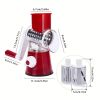 4in1; Vegetable Slicer; Multifunctional Devise; Manual Rotary Food Grater, Cutter, Kitchen Gadgets