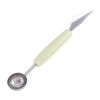 Steel Fruit Ball Scoop on one End, Cutting Tool on Other End